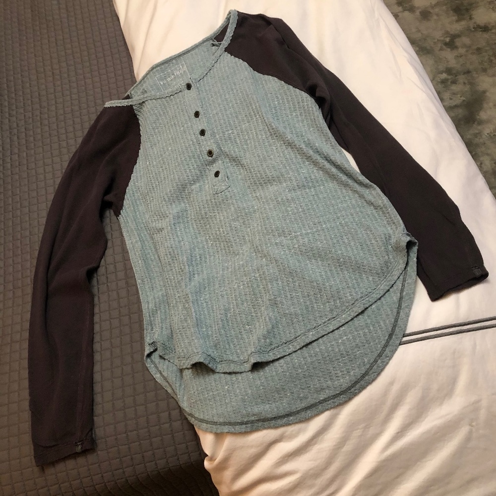 Free People High Low Tunic Shirt